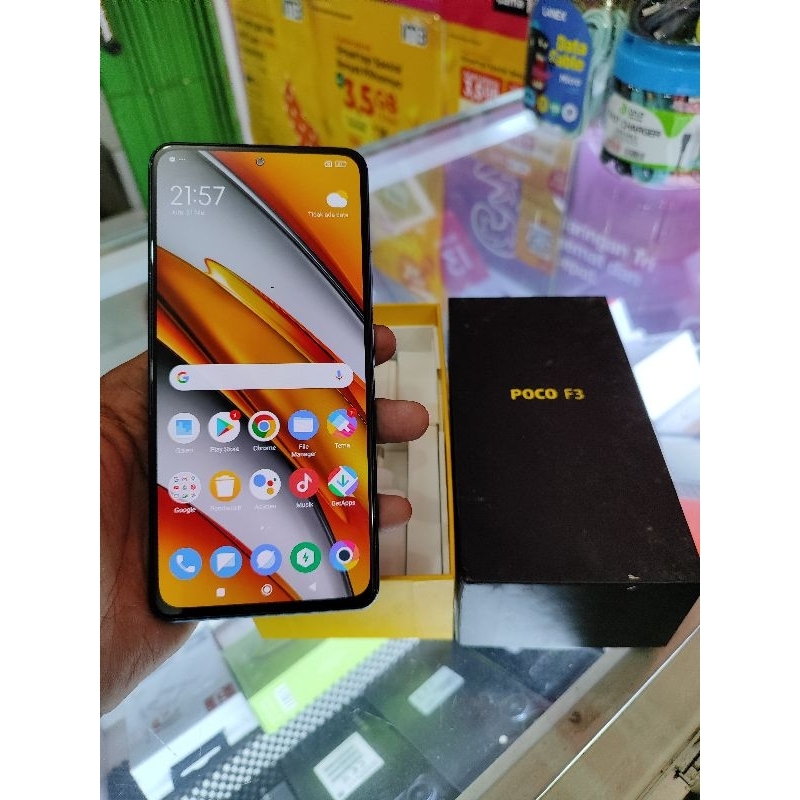 POCO F3 8/256GB BEKAS FULLSET