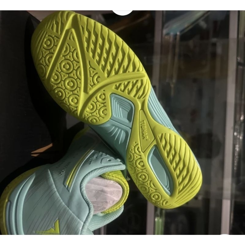 Sepatu Pingpong TIBHAR 02308Flourescent Green Original 100%