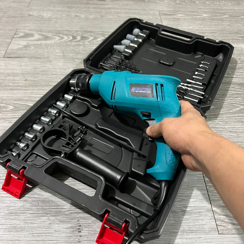 YUKIDO Mesin Bor 13mm Bor Tangan Listrik Bolak Balik Bor Beton Drill Japan Technology