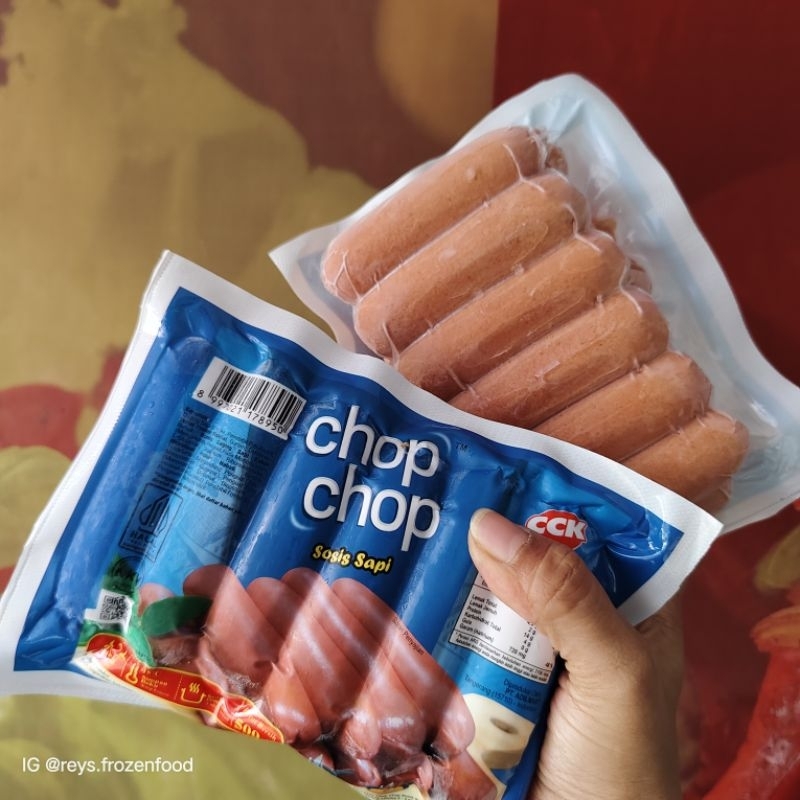 

Chop Chop sosis sapi bakar 500gr isi 10pc