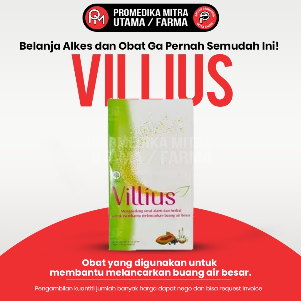 

Villius 10 gr/pelancar buang air besar/herbal/sachet