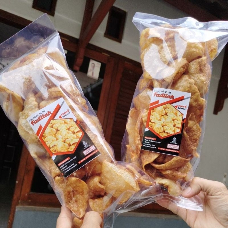 

kerupuk kulit sapi renyah gurih 250g anti seret