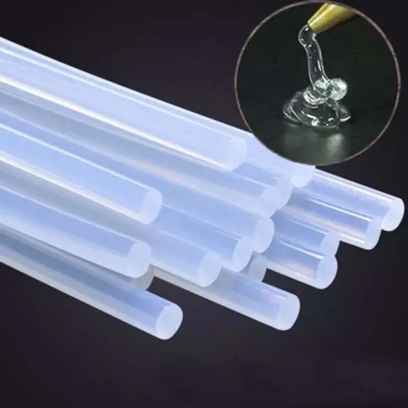 

(Ecer 1pcs) Isi Ulang Lem Tembak / Refill Lem Tembak / Lem Bakar Kecil Glue Gun Stick / Lem Lilin Transparan Bening ukuran kecil 27cm