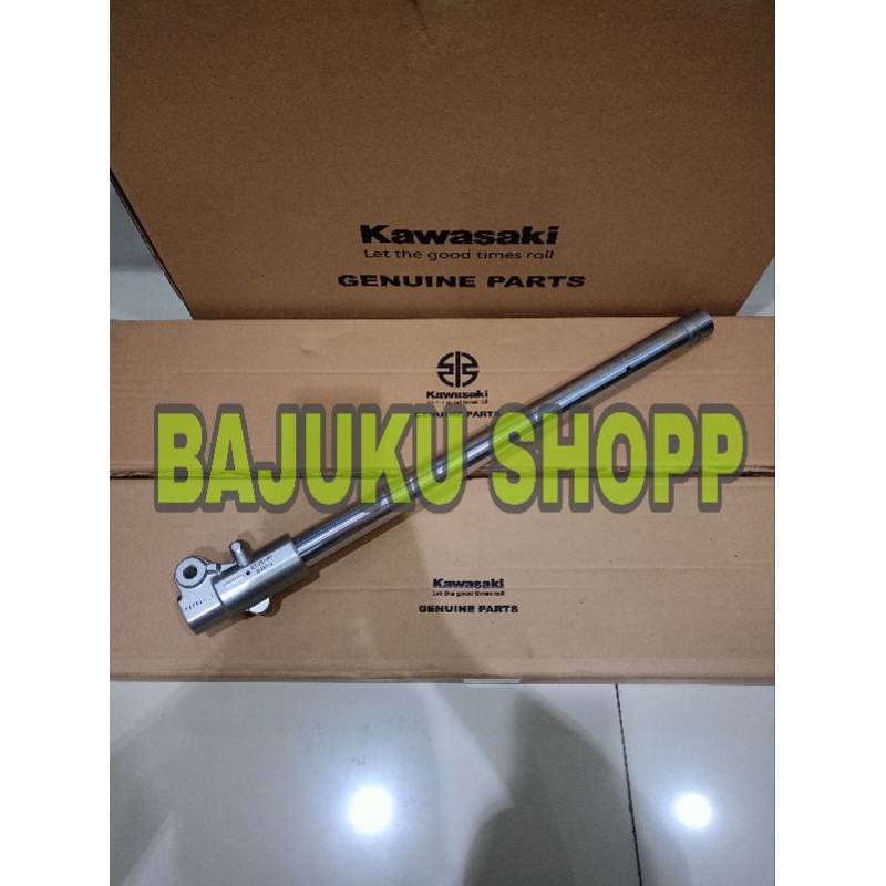 AS SHOCK PIPA SHOK SOK USD DEPAN KLX 150 BF UPSIDE DOWN KLX BF 150 USD ORIGINAL KAWASAKI