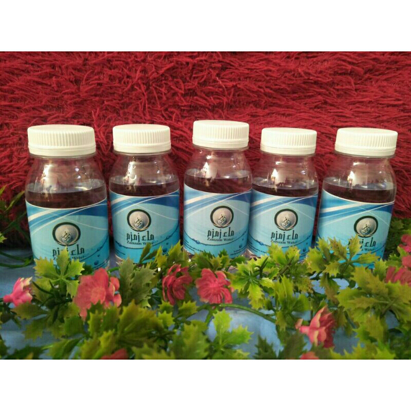

air zam-zam kemasan 60ml untuk oleh-oleh haji dan umroh