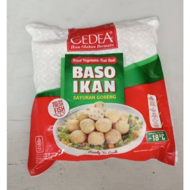 

Cedea Baso / Bakso Ikan Sayuran Goreng | Berat Bersih 500gr