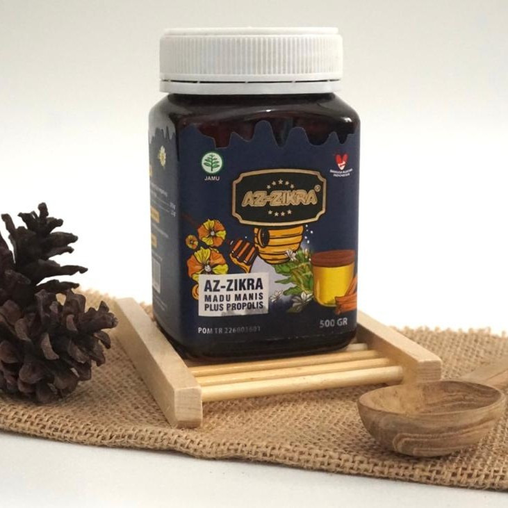 

MADU AZ-ZIKRA 500GR KEMASAN BARU (MADU MANIS PLUS PROPOLIS)
