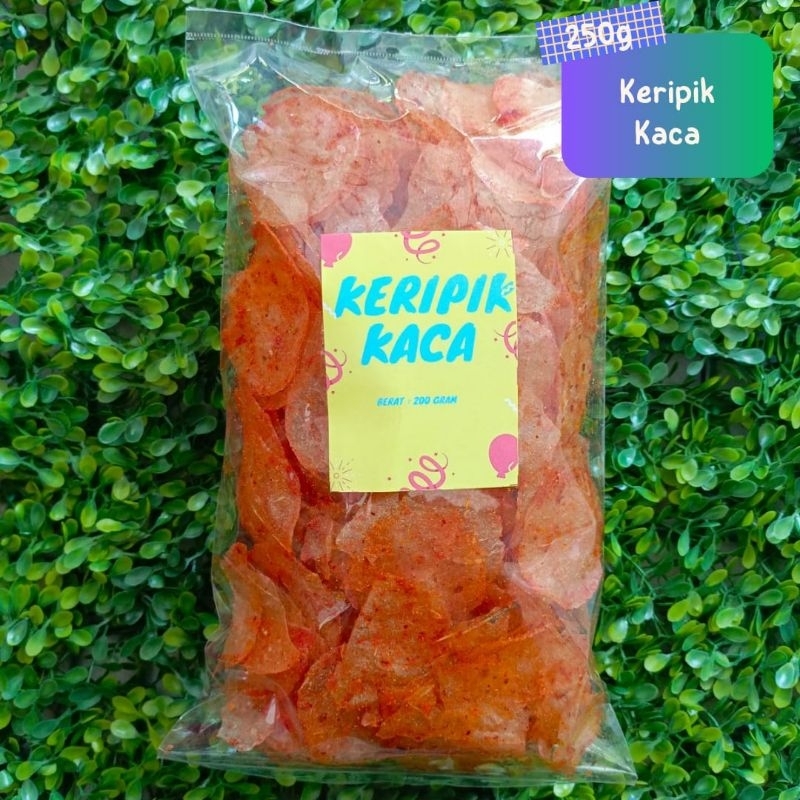 

SNACK ENACK - KERIPIK KACA 250GR cemilan murah jajan enak