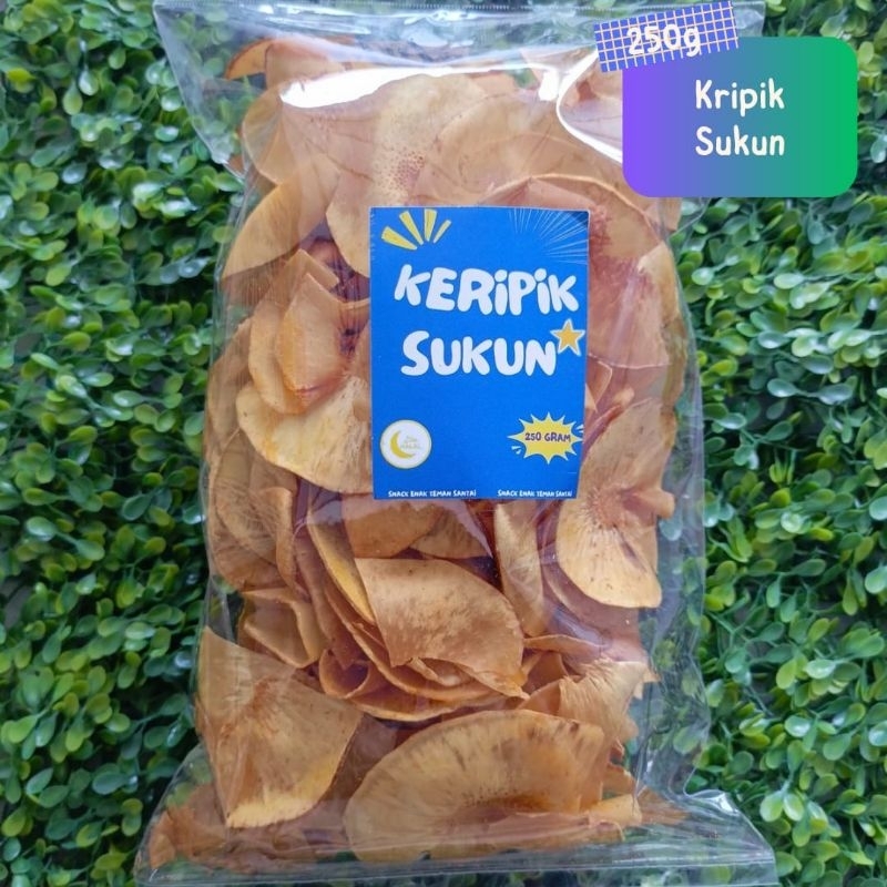 

SNACK ENACK - KERIPIK SUKUN 250GR cemilan murah jajan enak