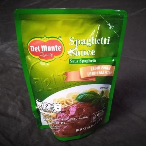 

Saus Spaghetti Delmonte 250gr
