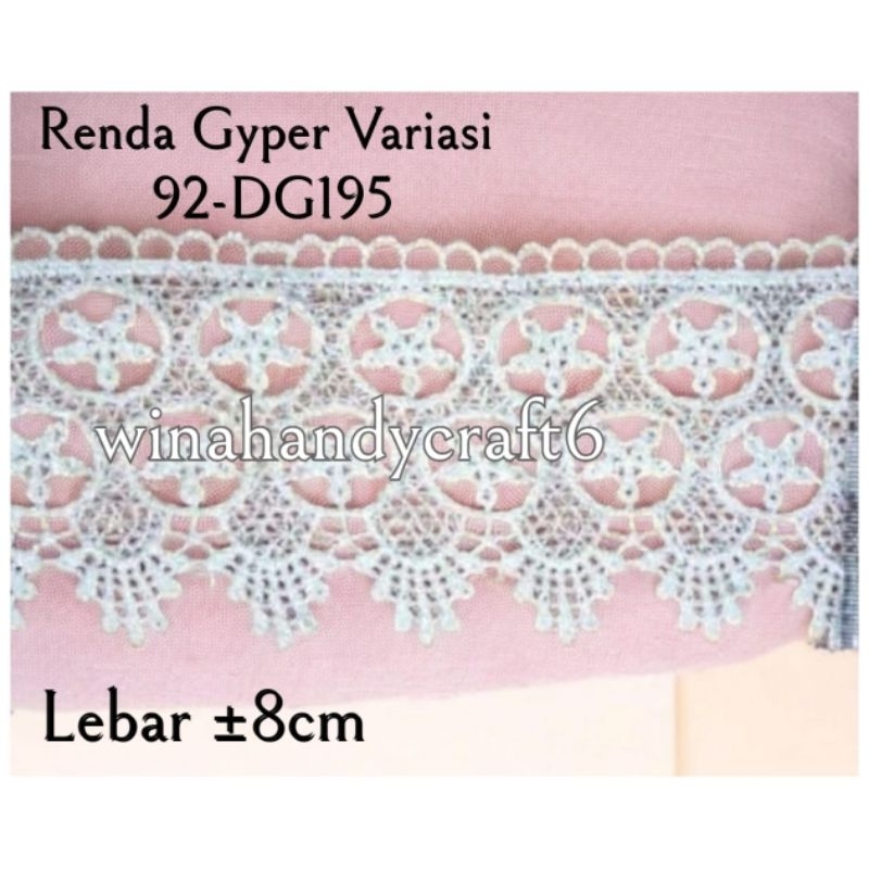 Renda Gyper Variasi 92-DG195 Putih