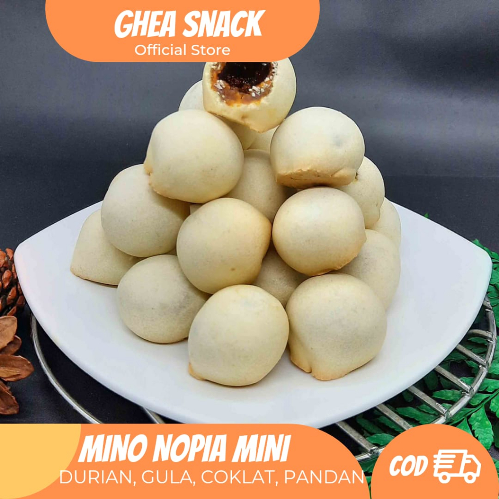 

Kue Mino Kue Nopia Pino 1kg Cokelat Gula Jawa Manis Khas Banyumas Enak Snack Food