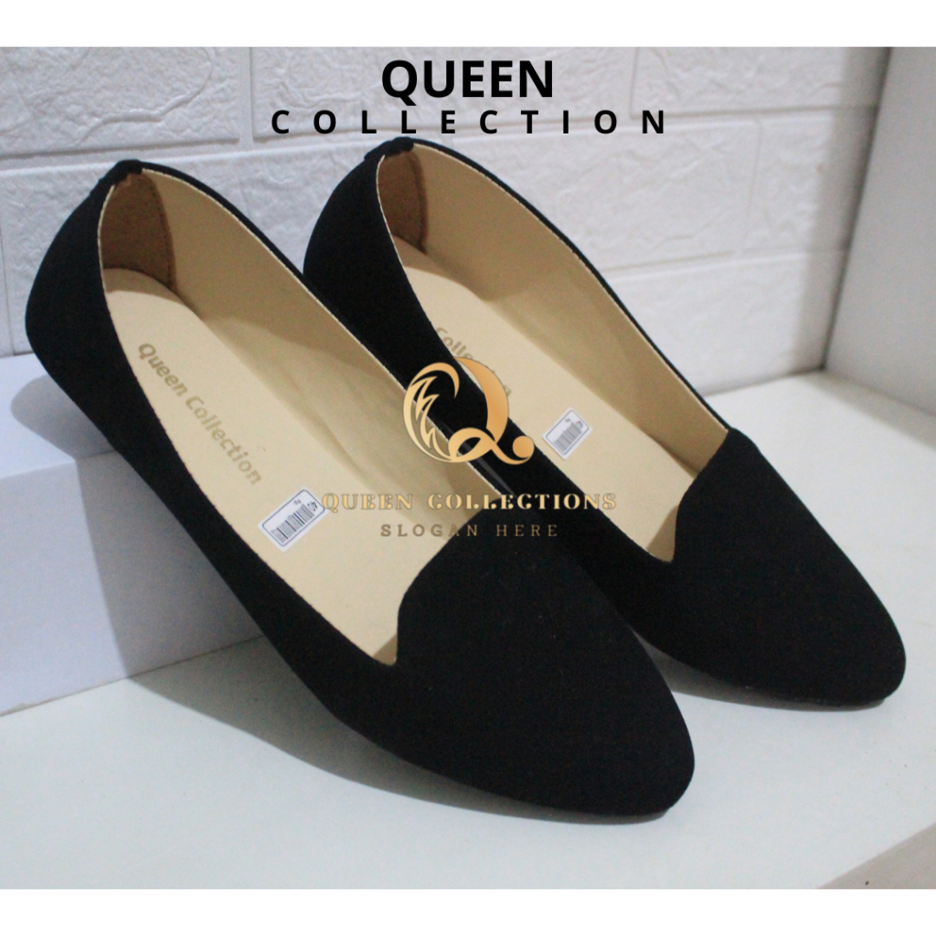 QUEEN -  FLATSHOES WANITA-SEPATU WANITA  BALET POLOS