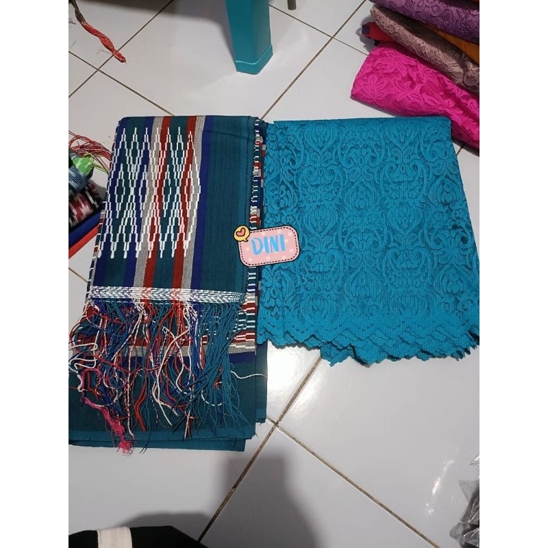 Set Kain Renda + Kain Songket Harungguan + Selendang (3in1) WAJIB CHAT ADMIN