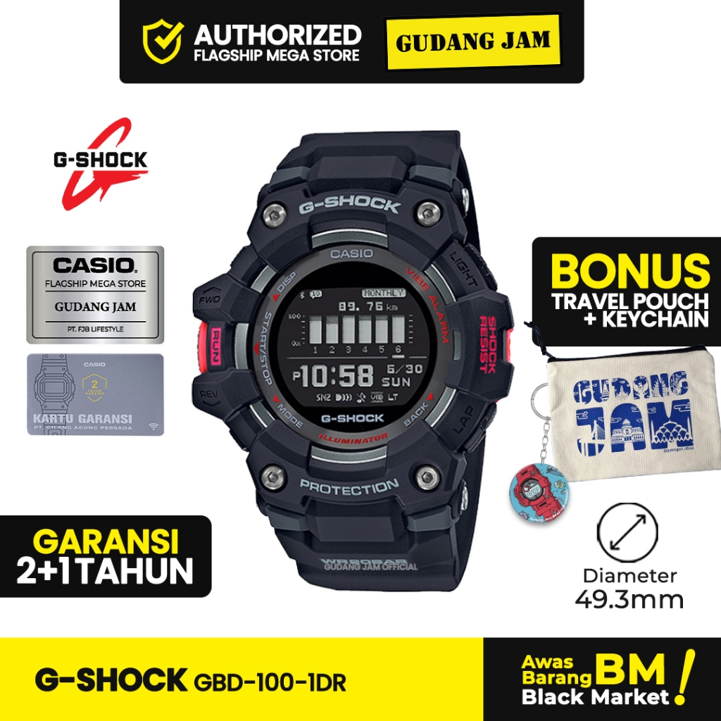 G-shock GBD 100 GBD-100-1DR GBD-100-1D GBD-100 GBD100 GBD 100