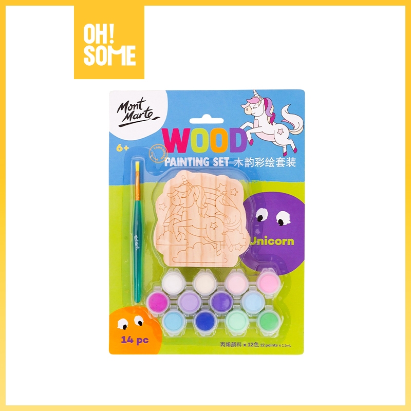 

OHSOME - MONT MARTE WOOD PAINTING SET BUTTERFLY ALAT MEWARNAI BENTUK KUPU KUPU
