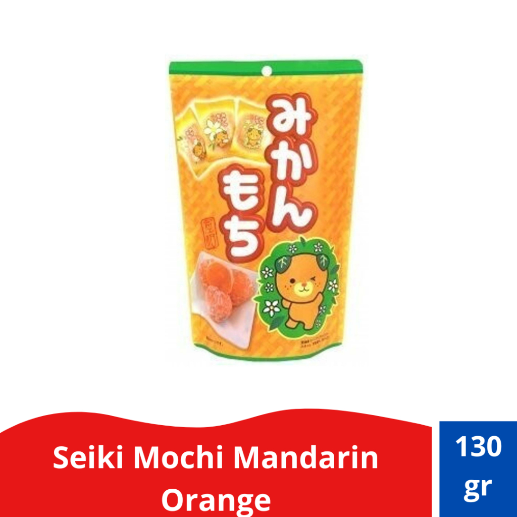 

Seiki Mochi Mandarin Orange / Mochi jeruk Mandarin 130 gr