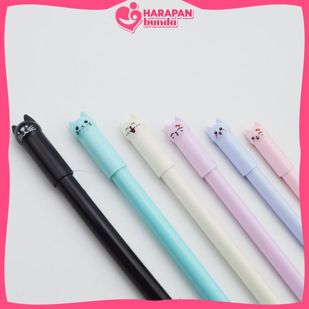 

Pena Unik Bolpen Motif Kucing Lucu Stationary Alat Tulis / Pulpen Gel Karakter Kartun Kucing Harapan Bunda A14