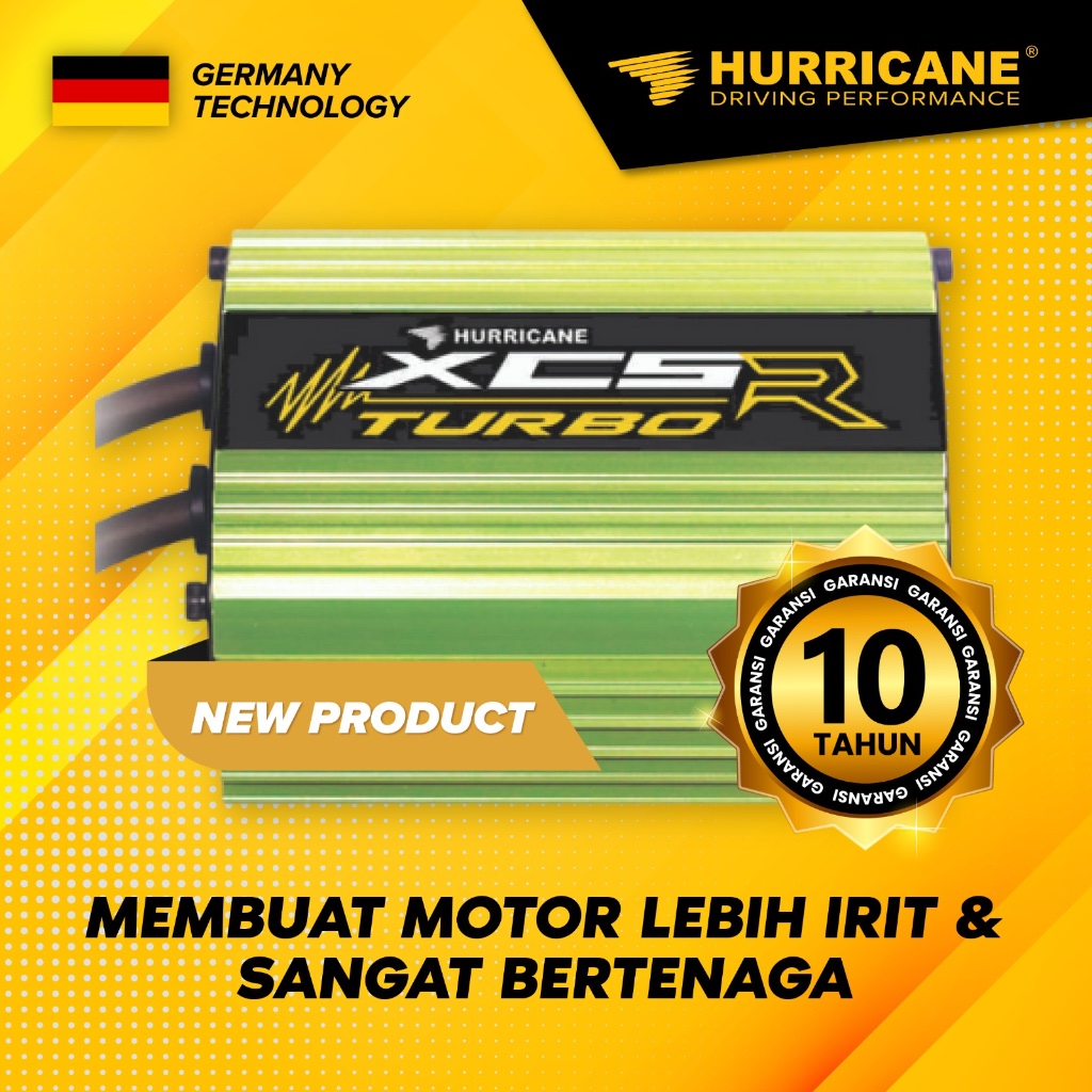 Hurricane XCSR Turbo Motor lebih bertenaga