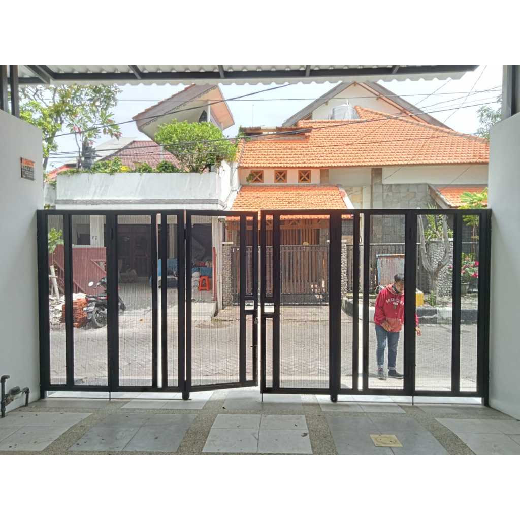 Pagar rumah industrial expanded plat