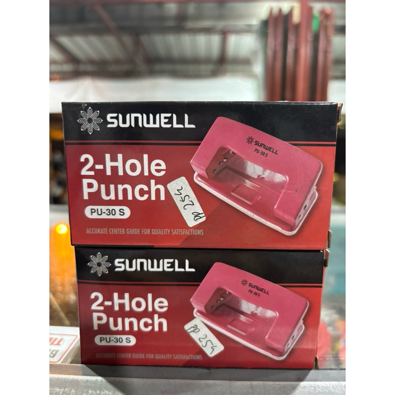 

Pembolong Kertas Murah/ Sunwell 2-Bit Pu- 30 S
