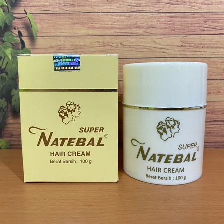 Natebal Super Hair Cream / Penghitam Rambut - 100gr