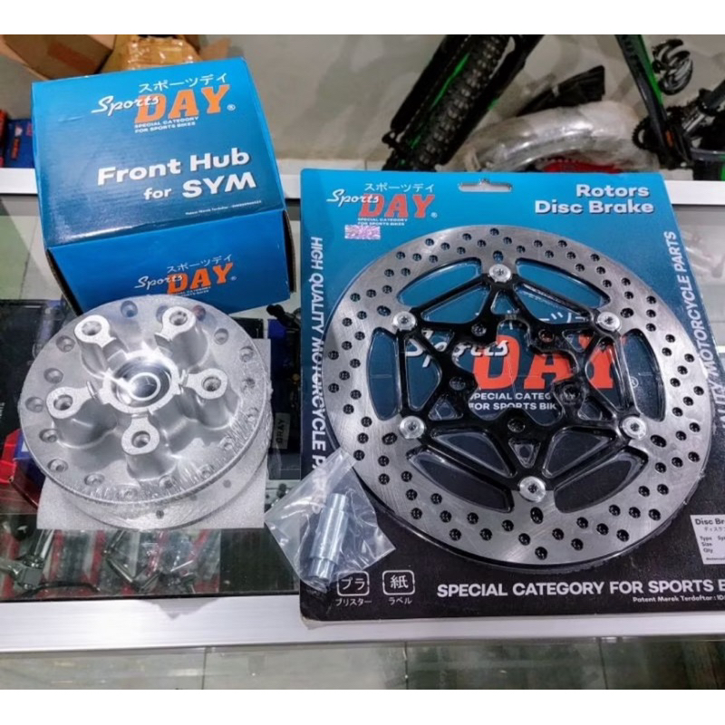 tromol depan sym set piringan import sports day
