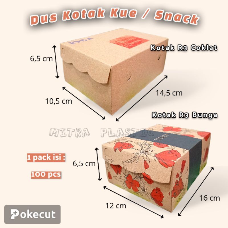 

Kotak Kue R3 - Kotak Snack - Kotak Kue Kraft Merk Depaper