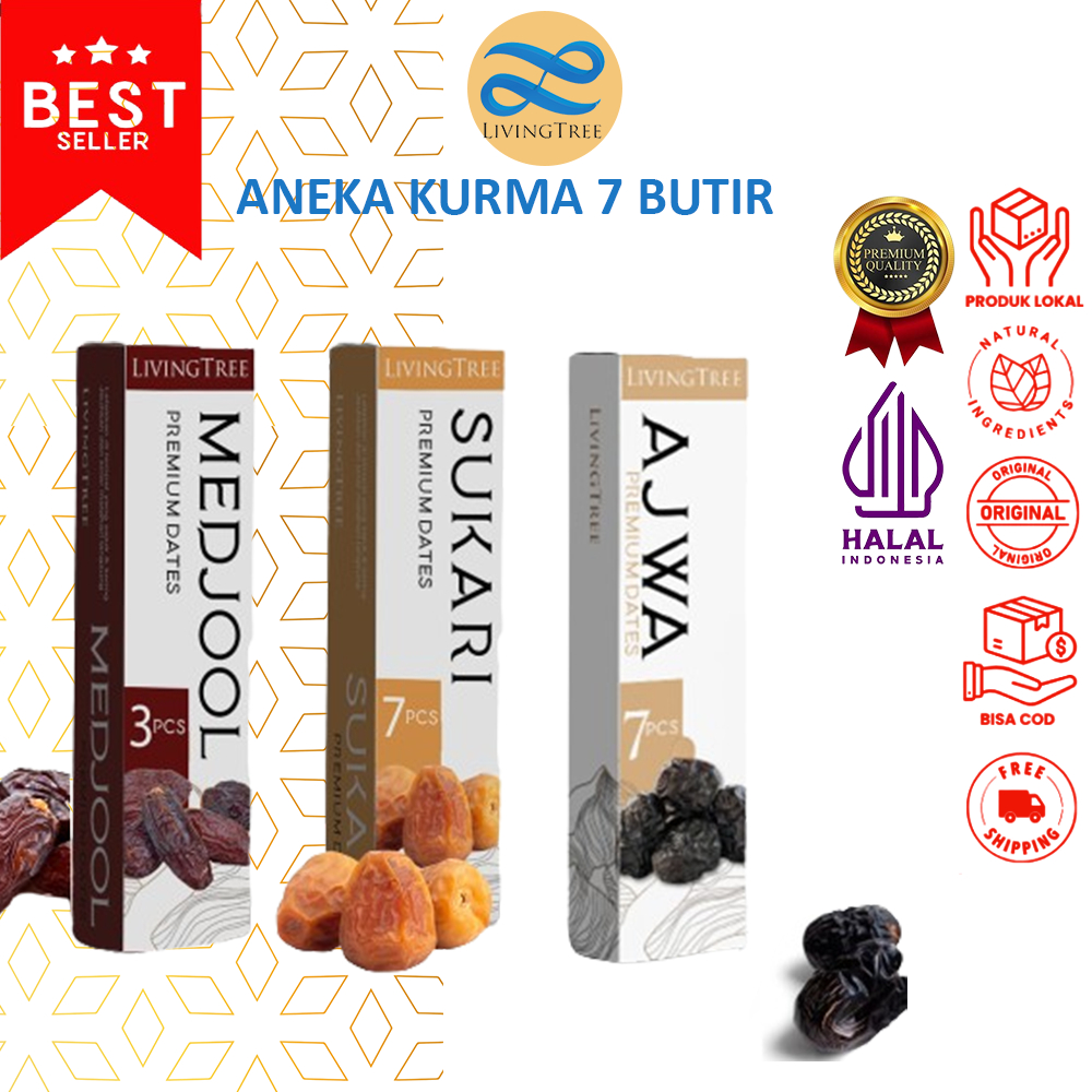 

Kurma Sukari Premium 7 Butir Kemasan Ekslusif Isian Hadiah Hampers