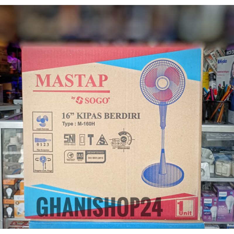 STANDFAN MASTAP STANDFAN 16 inch KIPAS DIRI MASTAP KIBAS BERDIRI MASTAP KIPAS MURAH