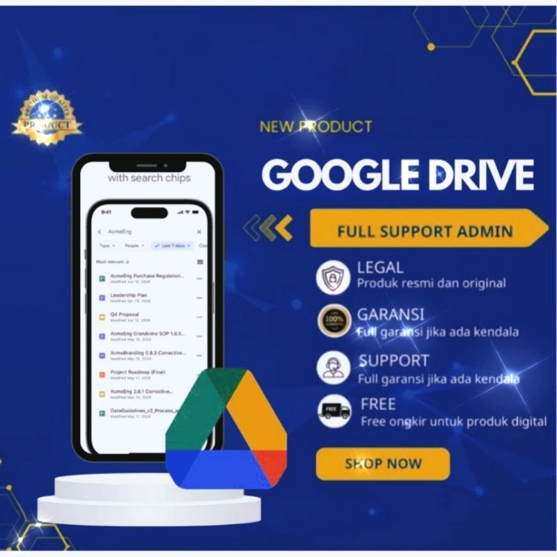 Google Drive GDRIVE 500 gb Lifetime Full Garansi