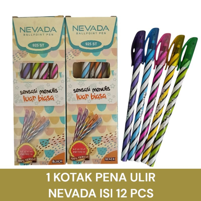 

PULPEN ULIR NEVADA 925 ST 1 KOTAK/PACK ISI 12 PCS