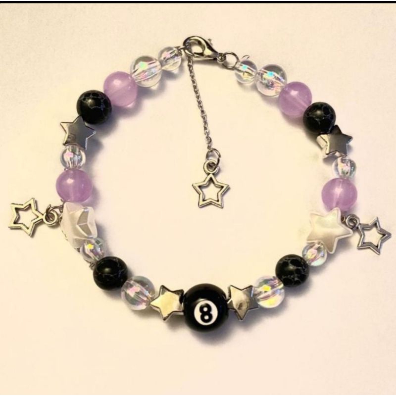 Gelang manik number 8 /gelang mutiara / gelang Korean