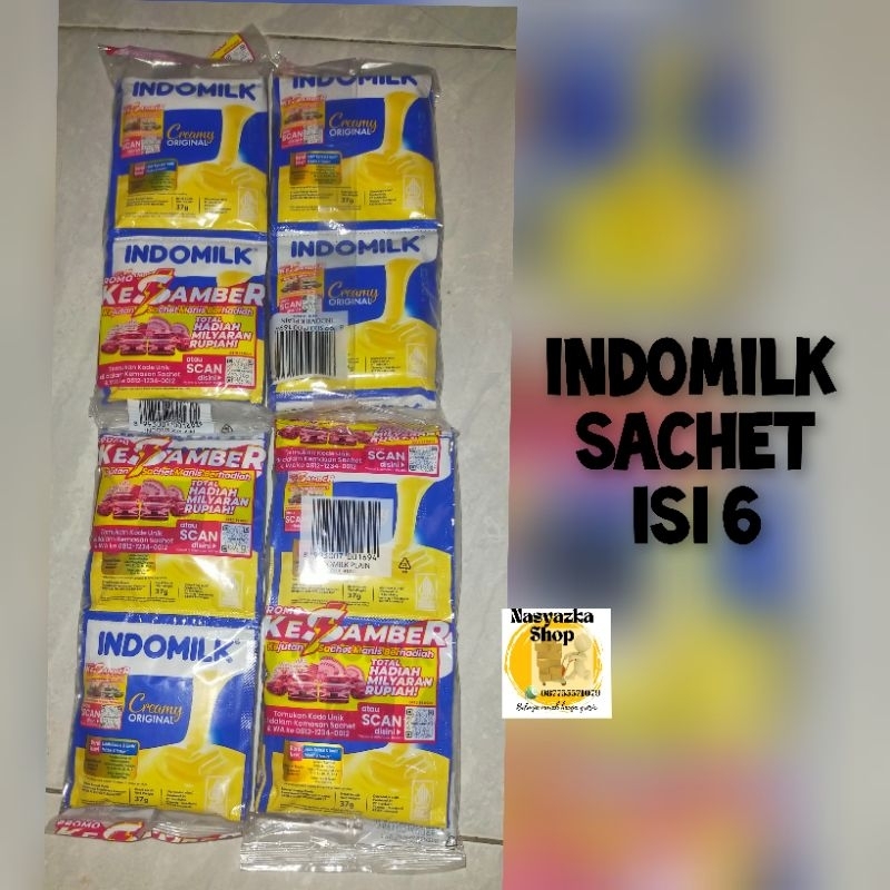

SUSU KENTAL MANIS INDOMILK SACHET ISI 6