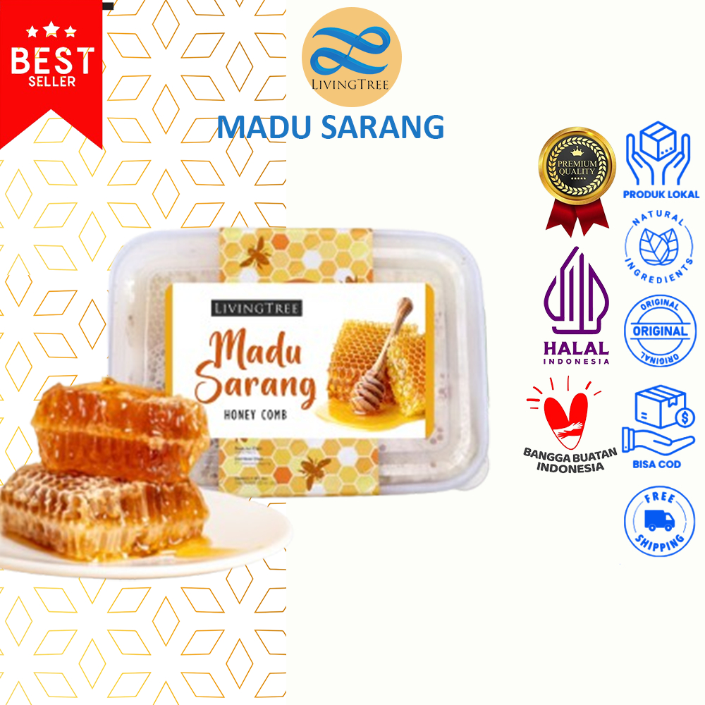 

500Gram madu sarang jenis Malievera | sarang madu original | Honey comb|