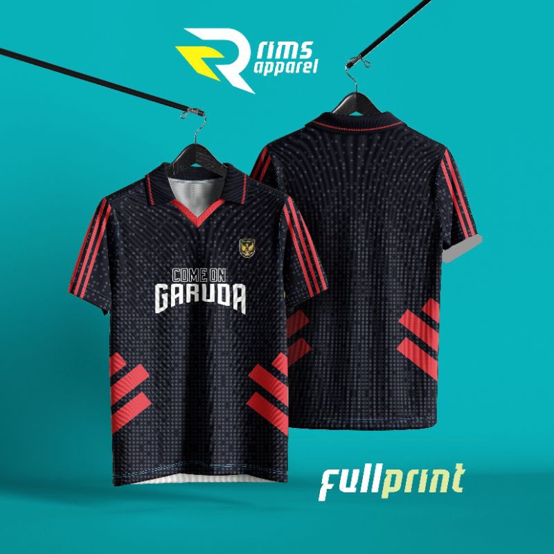 JERSEY TIMNAS INDONESIA RETRO VINTAGE / Jersey timnas retro/ Jersey bola / Jersey casual / Jersey ti