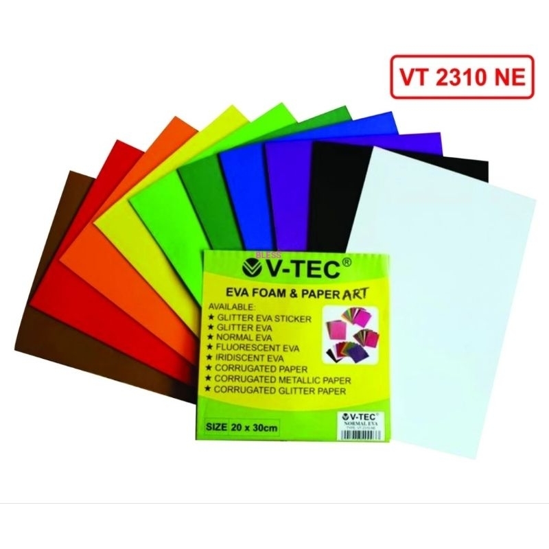 

Eva foam & Paper Art V-TEC VT 2310-NE(10lbr/10warna)