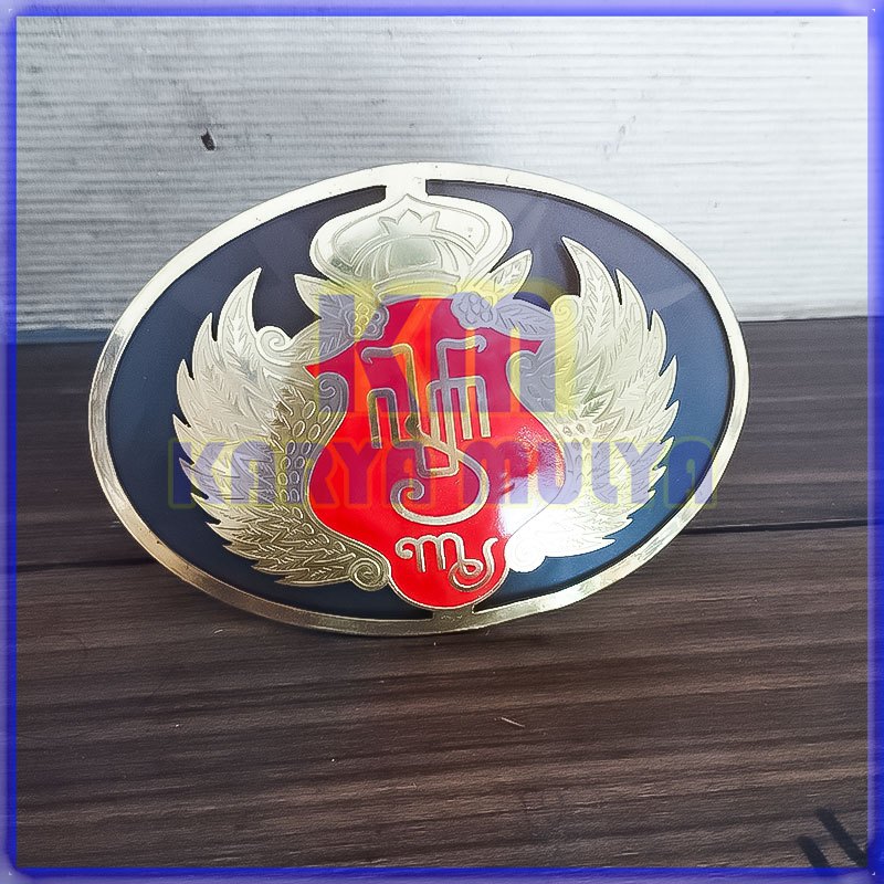 Tempelan Mobil Emblem Grill Keraton Yogyakarta Emblem Logo Keraton Jogja Oval - KM