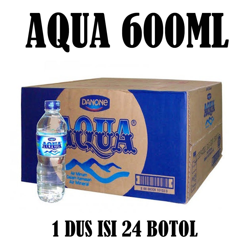 

AQUA BOTOL 600ML DUS ISI 24