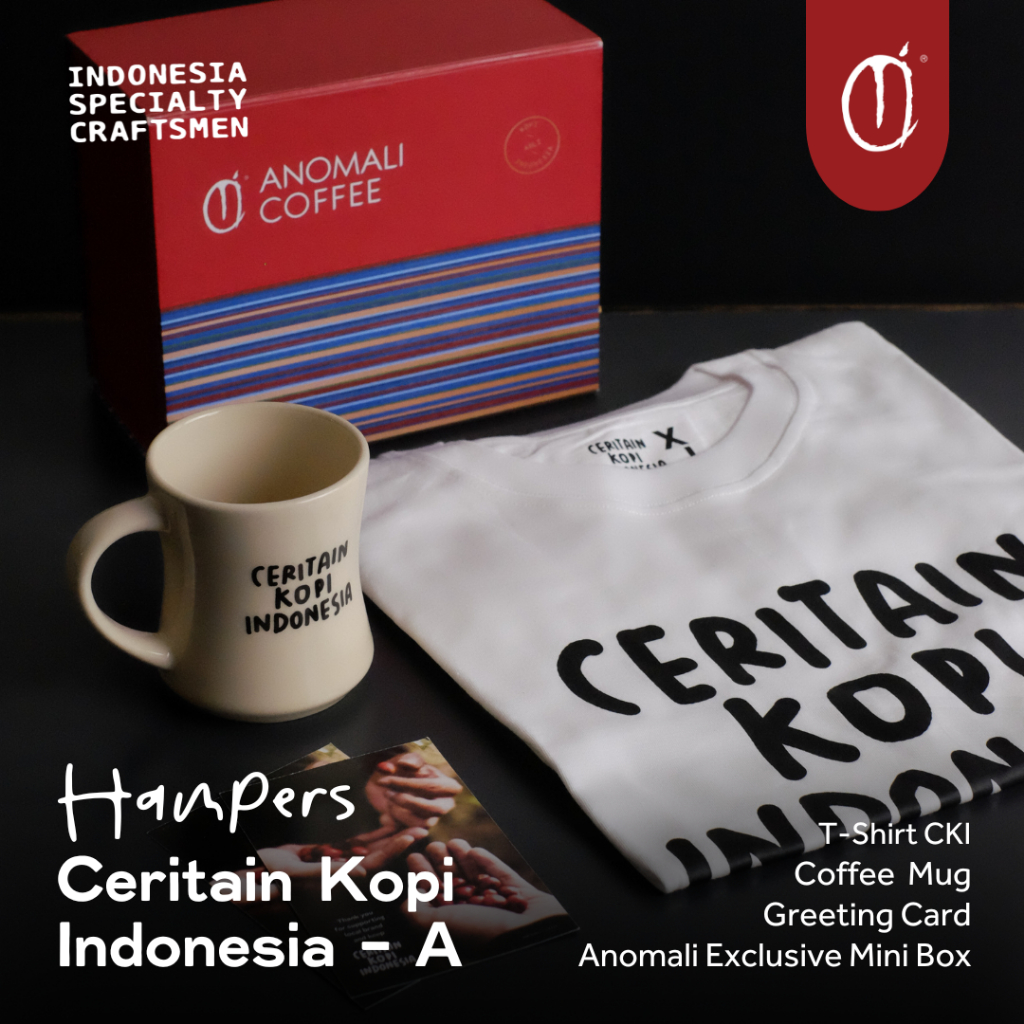 

Anomali Coffee Exclusive Mini Package Kaos Ceritain Kopi Indonesia Hampers - A