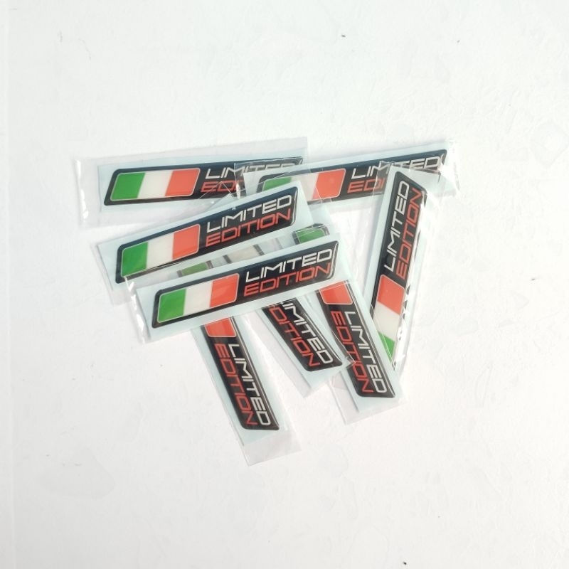 

STICKER TIMBUL | LIMITED ITALY | UKURAN 10cm x 2,5cm