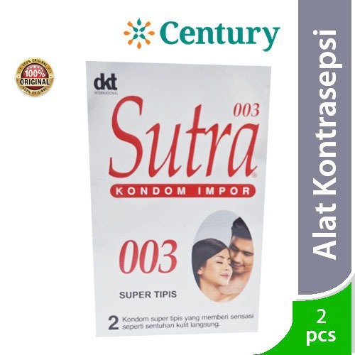 Kondom Super Tipis Sutra 003 Isi 2's / Alat Kontrasepsi