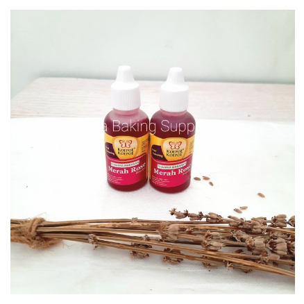

KOEPOE Food Coloring Pewarna Makanan Kupu Kupu MERAH CABE
