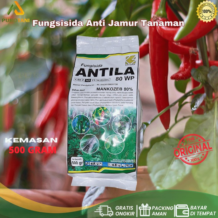 Fungisida Antila 80WP  500GR Antila 1KG Mancozeb 80 WP Obat Jamur Kontak Protektif Kresna