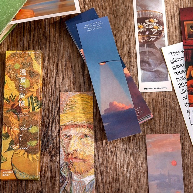 

30 Pcs Pembatas Buku Kertas Tematik Paper Bookmark Ukuran 15 x 4cm