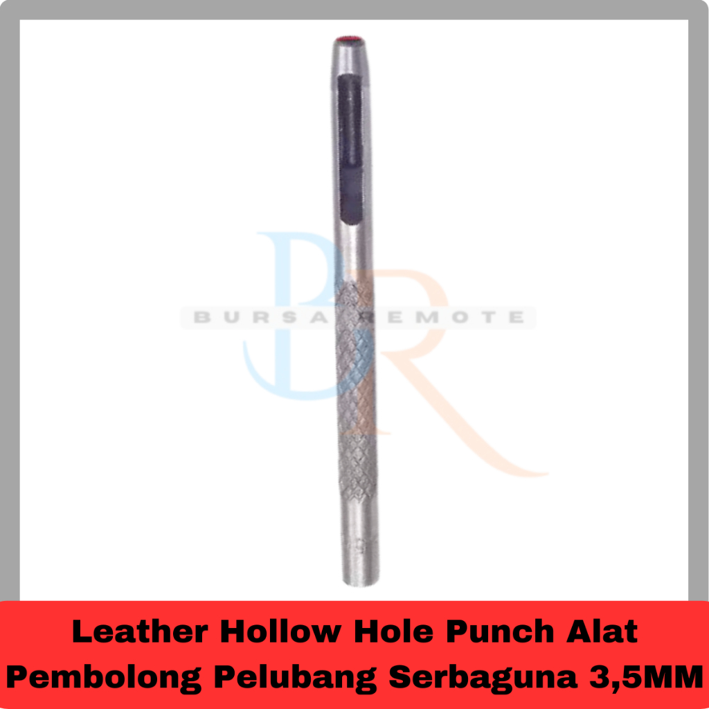 

Leather Hollow Hole Punch Alat Pembolong Pelubang Serbaguna Ukuran 3,5MM 5Pcs