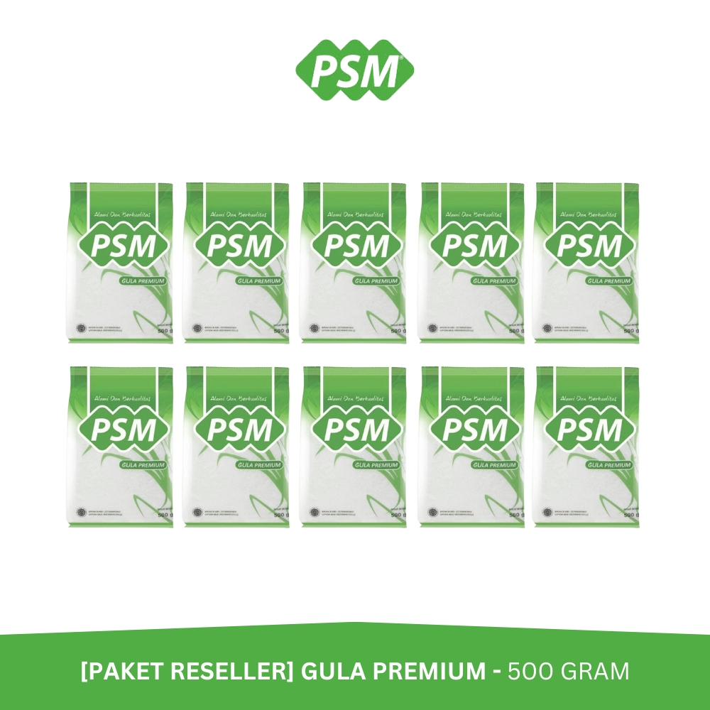 

PSM - Paket Reseller Gula Premium - 10 x 500 GRAM