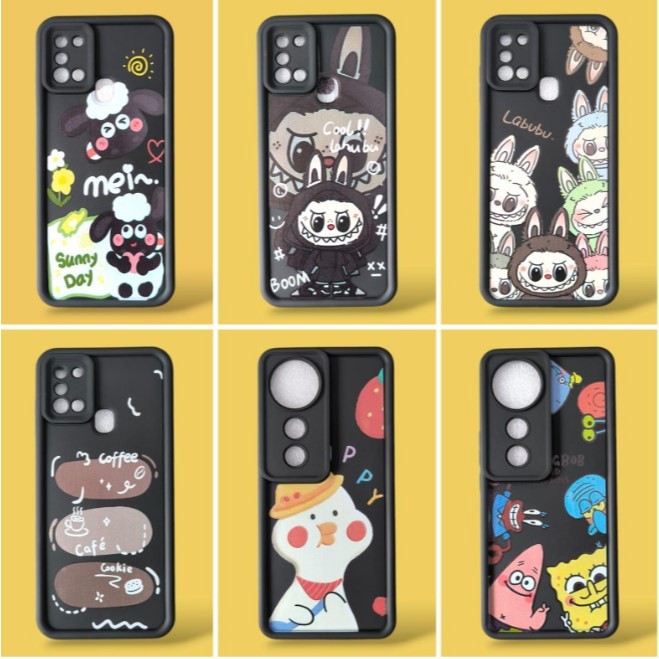 CASE Xiaomi Poco M3 Pro/Poco M4 Pro/Poco M6 Pro Casing HP Corak Labubu Motif Karakter Gemoy