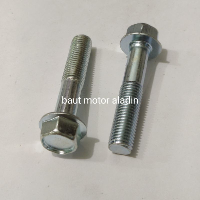 Baut Topi/Flange Bolt 14/M10x50mm Kunci 14
