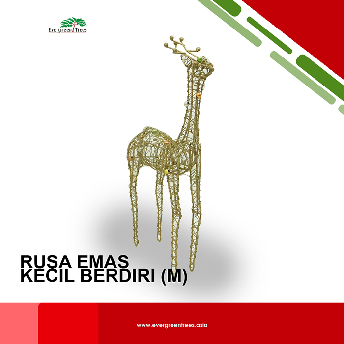 ORNAMENT NATAL/ ORNAMENT RUSA/ CHRISTMAS ORNAMENT/ RUSA EMAS BERDIRI